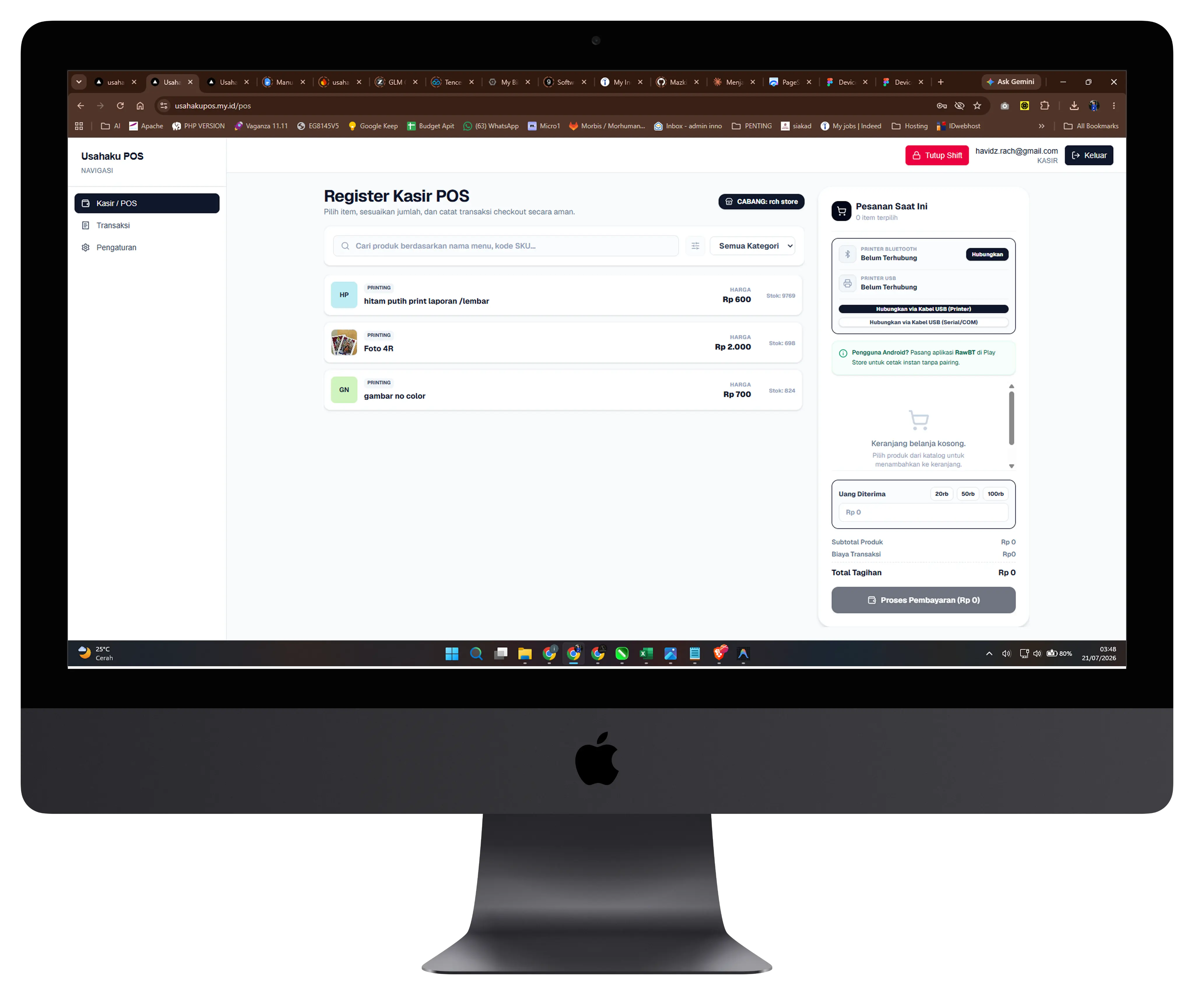 Usahaku POS Desktop
